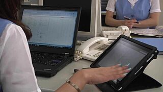 Just watched Mirei Yokoyama dive into steamy pantyhose lesbian play in volume 6