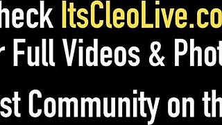 cleo gets strapon fucked by cadence luxxx in lingerie