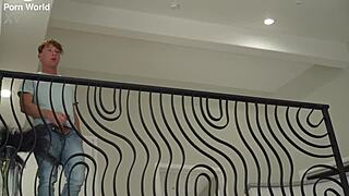 i sweet talked my best friend erin everheart into her first dp, it was so intense and messy with cum everywhere