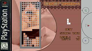 tetrasex playstation 1 game in kitchen