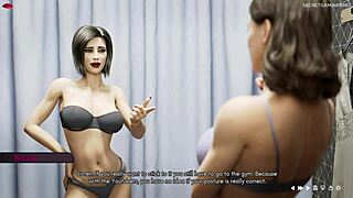 Busty Stepmom Lets Tenant Play With Breasts