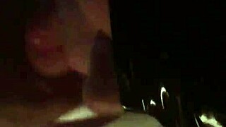 Blindfolded white girl sucks cock with handcuffs