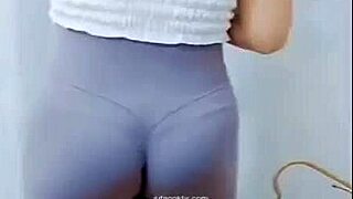 Asian girl performs a graceful dance