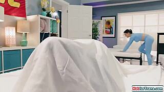 Shemales Emma Rose and Ariel Demure, Wanna Test This Mattress With Some Hard Fucking?