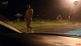 married woman walks out, gets pounded by a huge stranger on the street