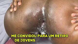 I can't stop this anal arrombamento, no withdrawal in our evangelical homemade double penetration.