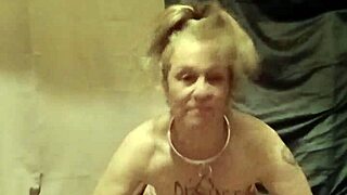 french slave girl humiliates herself with insults during solo masturbation session