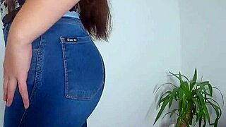 hey, my stepdaughter eliza evans is showing off her new jeans today.