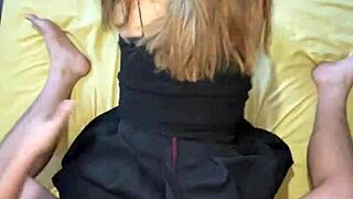 i had passionate amateur sex with a college girl after the party, bending her over for doggystyle.