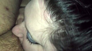 Damn! BBW delivers sloppy handjob with wild energy!