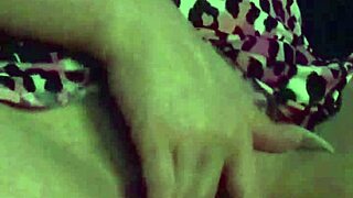 check out this milf shaking her big ass in fuschia leopard s2