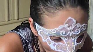 Sailor Girl Hotwife Sucks Cock and Gets Facial Cumshot