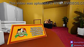 two sexy pizza workers fuck customer