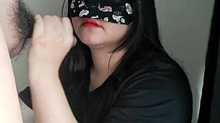 Oh, My Boyfriend Ejaculates So Much During Deepthroat Blowjob in Bedroom