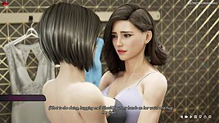 Busty Stepmom Lets Tenant Play With Breasts