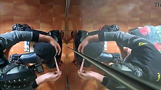 feeling the intense gagging as he fucks my face until cum in mouth