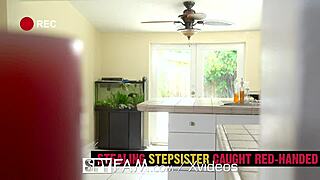 Step Sister Caught With Big Cock