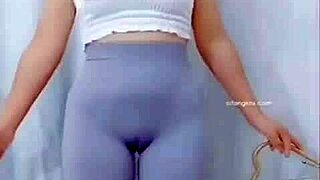 Asian girl performs a graceful dance