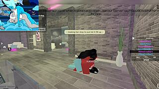 Demon fucks huge futanari cock