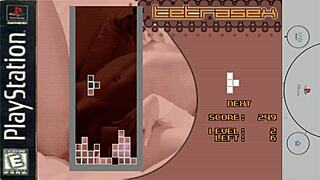 tetrasex playstation 1 game in kitchen