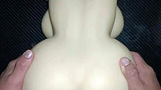 sally gets pounded doggystyle with a creamy quickie finish