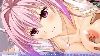 Yuno Higashigasaki bound in bondage, her big tits bouncing during bdsm play 😈