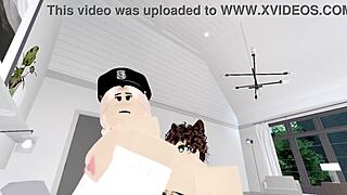 Bent Over Cute Police Officer Takes Monster Cock Doggystyle, Big Ass Banged Hard, Cum Explosion!