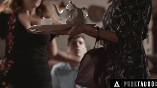 Pure Taboo Dava Foxx Seduces Natasha Nice for ROUGH Stepson Sex in Wild Ride