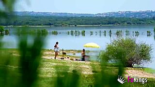 Elena De La Vega Feels The Thrill Of Outdoor Quickies With Guys Bent Over