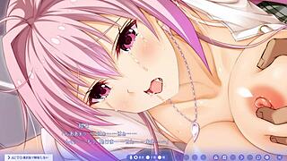 Yuno Higashigasaki bound in bondage, her big tits bouncing during bdsm play 😈