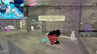 Demon fucks huge futanari cock