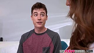 yo, real stepbrothers are sharing this hot milf's pussy