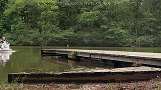 oh man, donnabella mortel lookin so hot in that bikini, freshwater vibes!