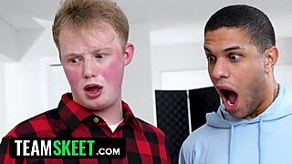 stepsister cums hard from big cock