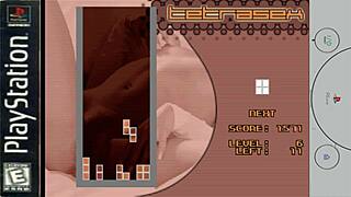 tetrasex playstation 1 game in kitchen