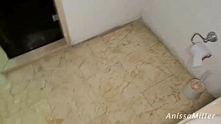 Anissa Miller and her stepsister get soaking wet in the shower