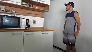 Facialized amateur eurobabe strips and teases with natural tits