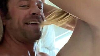 Fat UCLA cheerleader intensely licks and fucks her hung teacher's tight pussy in college setting.