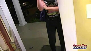 Petite Blonde Olyssia and Kinky Ryann Lick Twats and Share Cock