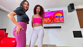 Venezuelan babe offers anal while friend joins in