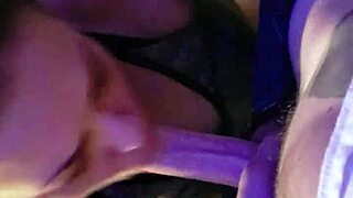 i watch my slut girlfriend sucking my dick in a homemade blowjob
