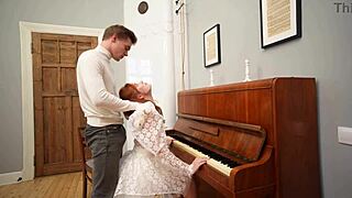 Instead of learning piano, the teacher gave lessons in intimacy
