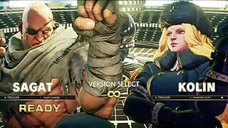 Blondie Cosplays Kolin in Hard Fucking