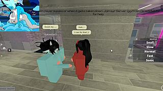 Demon fucks huge futanari cock