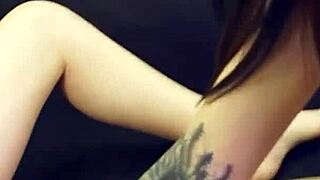 Petite Blonde Olyssia and Kinky Ryann Lick Twats and Share Cock