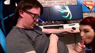 Can BBW Lucy Lane Handle This Intense Cock Sucking?