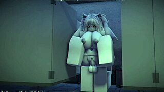 Guy fucks handmaid with big tits in homemade scene