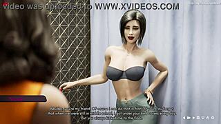 Busty Stepmom Lets Tenant Play With Breasts