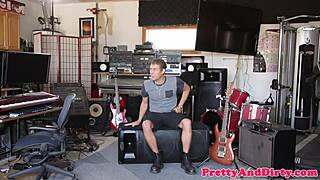 Wow, this busty babe sucks and rides cock after a hot blowjob! 🔥