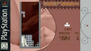 tetrasex playstation 1 game in kitchen